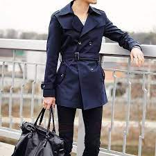 Blue Trench Coat