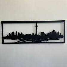 Toronto Skyline Metal Wall Art In 2023
