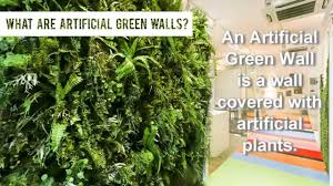 artificial vertical green walls