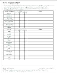 Home Inspection Checklist Te Free Forms Creative Templates