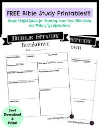 A chronological study of the life of jesus, by gene taylor. Printable Bible Study Guide Brittney Moses
