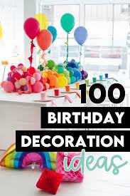 100 birthday decorations that will
