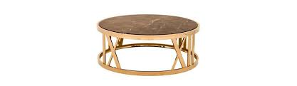 Small And Large Round Coffee Table
