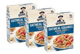 quaker oatmeal squares nutrition facts