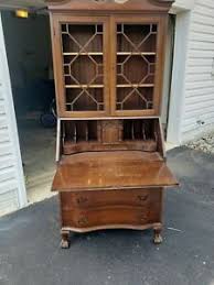 The desks are highly sought after by collectors and can be quite expensive. Antique Secretary Desk With Hutch