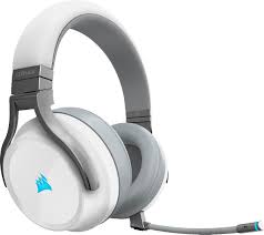 For the thirty dollar price premium, the se model of the virtuoso rgb offers aluminum ear cups, a microphone with a larger capsule and a stitched carrying case. Corsair Virtuoso Rgb Wireless Stereo Gaming Headset White Ca 9011186 Na Best Buy