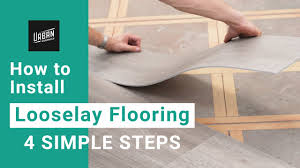 how to install looselay flooring in 4