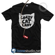 Crazy Cat Lady T Shirt Adult Unisex Size S 3xl