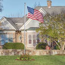 Purchase yard pole for $20 deal 2: Flagpole Installation The Home Depot