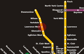 lawrence west station map toronto subway