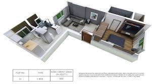 1 bhk 1t 350 sqft carpet sqft apartment