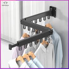 Hkstorage Folding Clothes Hanger Wall
