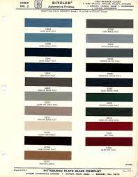 1967 Mustang Color Information