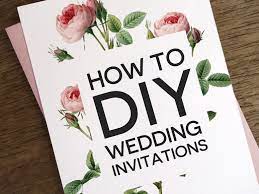 how to diy wedding invitations