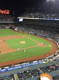 Citi Field Section 421 Row 1 Seat 5 New York Mets