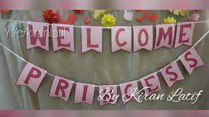 diy welcome banner welcome princess