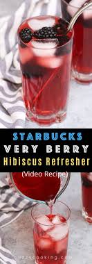 starbucks very berry hibiscus refresher