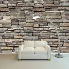 3d Stone Brick Rock Concrete Wall Mural