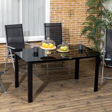 Outsunny Outdoor Dining Table For 6