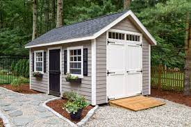 A Trestle Custom 10x16 Shed In