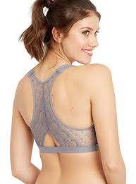 Maurices Womens Seamless Lace Cutout Racerback Bralette At