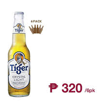 Tiger radler lemon beer 320ml. Tiger Crystal Light 330ml One Way Bottle 6 Pack Winery Ph