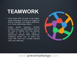 Teamwork Metaphor Powerpoint Template