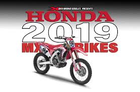 honda s 2019 mx bikes new works