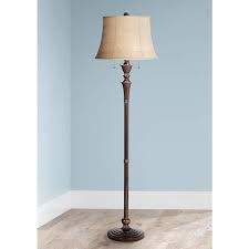 Brooke Twin Pull Chain Traditional Bronze Floor Lamp 4n865 Lamps Plus