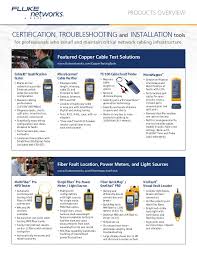 Fiber And Cable Certification Networking And Installation Tools