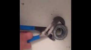 Remove Tub Drain (Spud) With No Cross-Members (Hacksaw/Chisel/Hammer  Method) - YouTube