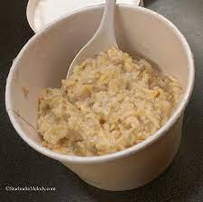 starbucks oatmeal