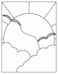 Stained Glass Window Template