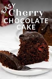 easy chocolate cherry bundt cake only