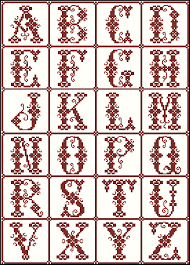 Free Cross Stitch Alphabet Patterns To Print