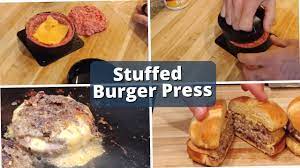 stuffed burger press for the grill
