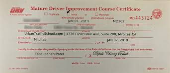 Health insurance certificate schools and certifications. California Mature Drivers Course By Urban Traffic School