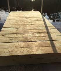build a diy boat dock bare feet on