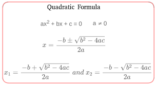 Quadratic Formula Easy To Follow Steps