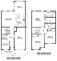 Two Storey Floor Plan gambar png