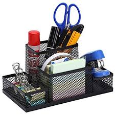 This set has everything you need to organize your office clutter. Mesh Desk 4 Compartments Office Desktop Organizer Pen Stand At Rs 90 Piece Jahangirpura Surat Id 23012195062