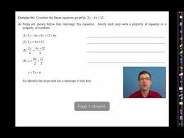 Common Core Algebra I Unit 4 Lesson 4