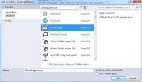 create asp net with css template