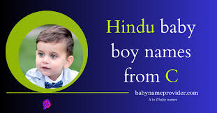 c letter names for boy hindu modern