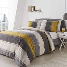 Betley Grey And Yellow Duvet Cover Sets
