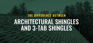 architectural shingles and 3 tab shingles