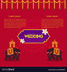 indian wedding invitation card design