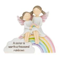 Rainbow Angels Plaque Sister 205151