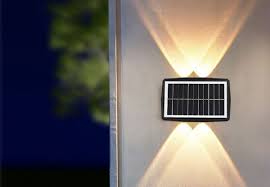 4 Led Solar Outdoor Wall Light Grabone Nz