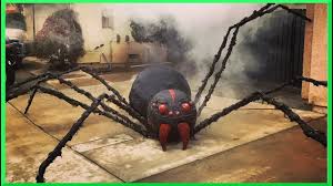 Simple styrofoam, spray paint and pipe cleaner spiders come together over on one good want to make a massive spider you can fold up and bring out year after year? 4 Creative Approaches To Diy Giant Spiders For Halloween Make